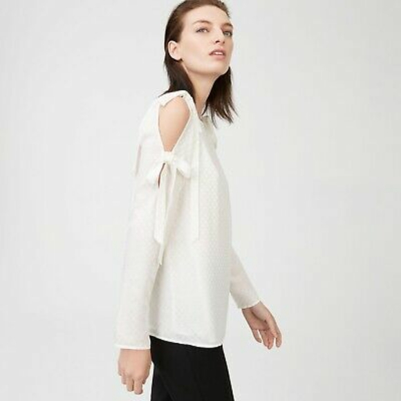 CLUB MONACO tie sleeve blouse - Picture 6 of 7